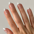 Iconic French Blue Velvet Accent - Press On | Medium | Almond thumbnail