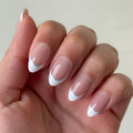 Iconic French Blue Velvet Accent - Press On | Medium | Almond thumbnail