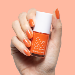 I’ll Take Another Spritz, sheer red-orange iridescent