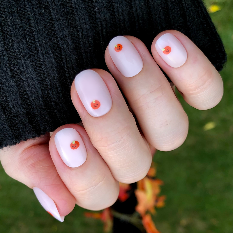 Jack-o-Lanterns - Press-On | Extra Short | Round