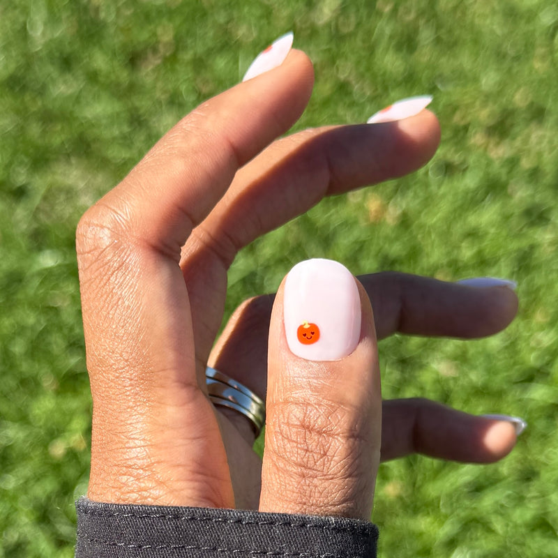 Jack-o-Lanterns - Press-On | Extra Short | Round