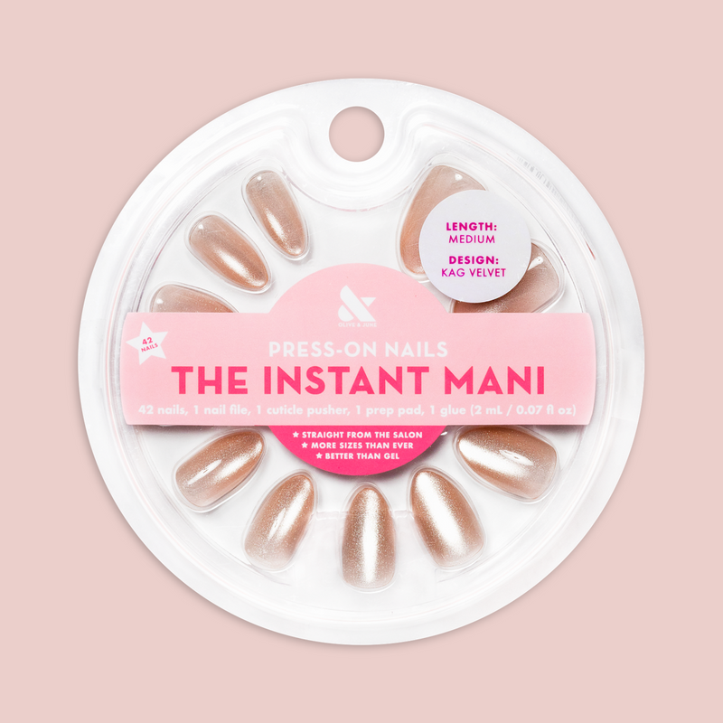Velvet KAG - Press-On | Medium | Almond 