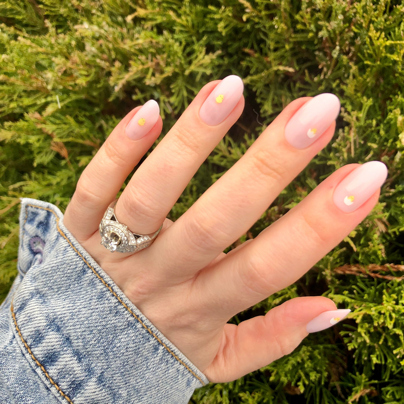 picture of Cheerful Chicks - Press-On | Medium | Oval