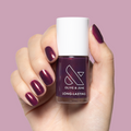 On the Promenade polish shimmery mulberry purple