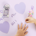 La La Lavender Chrome - Pressies | Extra Short Short | Round - Pressies thumbnail