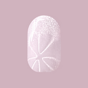 Lavender Blooms Velvet - Press-On | Extra Short | Round single nail