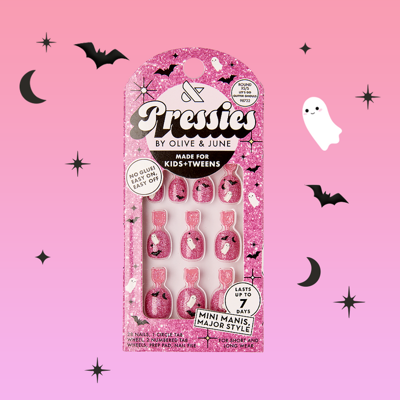 Let’s Go Glitter Ghouls - Pressies | Extra Short Short | Round