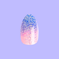 Major Glitter Gradient - Press On | Medium | Almond single nail