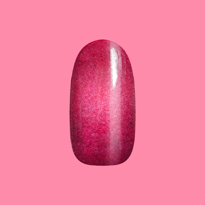 Magenta Velvet - Press-On | Medium | Oval second image