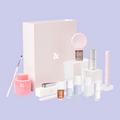 Mama and Me System manicure set with matching polish shades and tools for moms and kids at home mani care. thumbnail