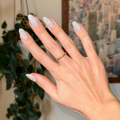 Mani on the Dance Floor Gel on nails