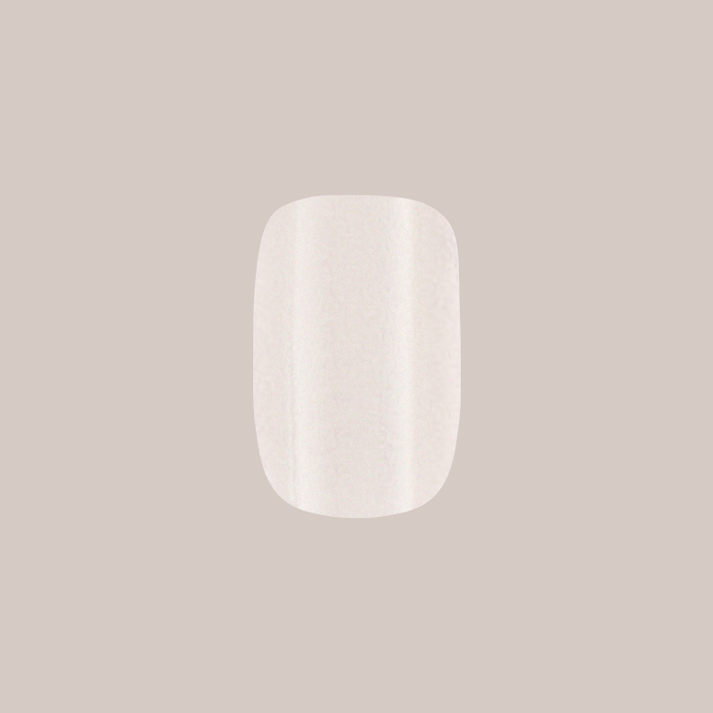 Marshmallow Velvet - Press-On | Extra Short | Squoval second image