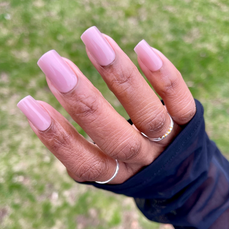 picture of Mauve Gloss - Press-On | Medium | Square