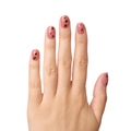 Mauve Mini Cheetah - Press-On | Extra Short | Round thumbnail