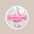 Milky 3D Bubbles - Press-On | Short | Squoval sheer milky nails with raised bubble accents for easy at-home mani