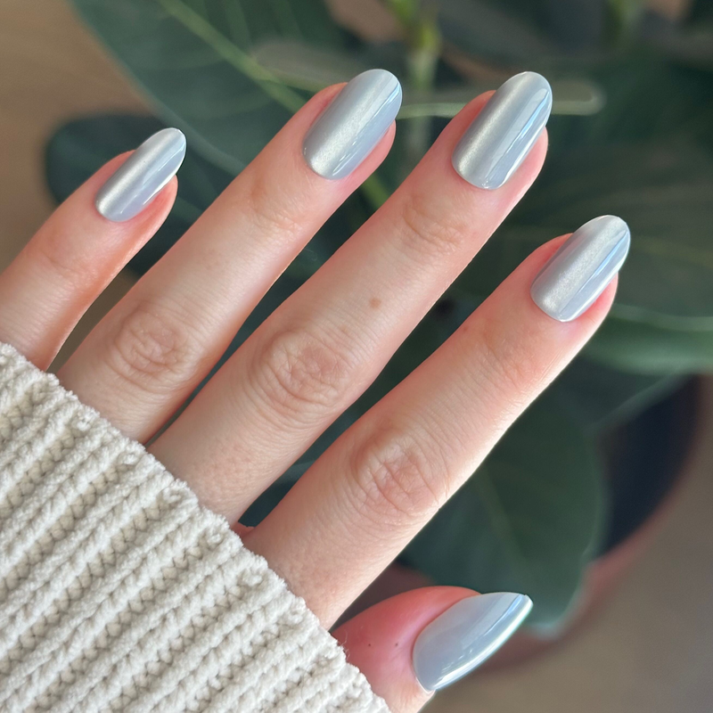 picture of Misty Velvet - Press-On | Medium | Oval