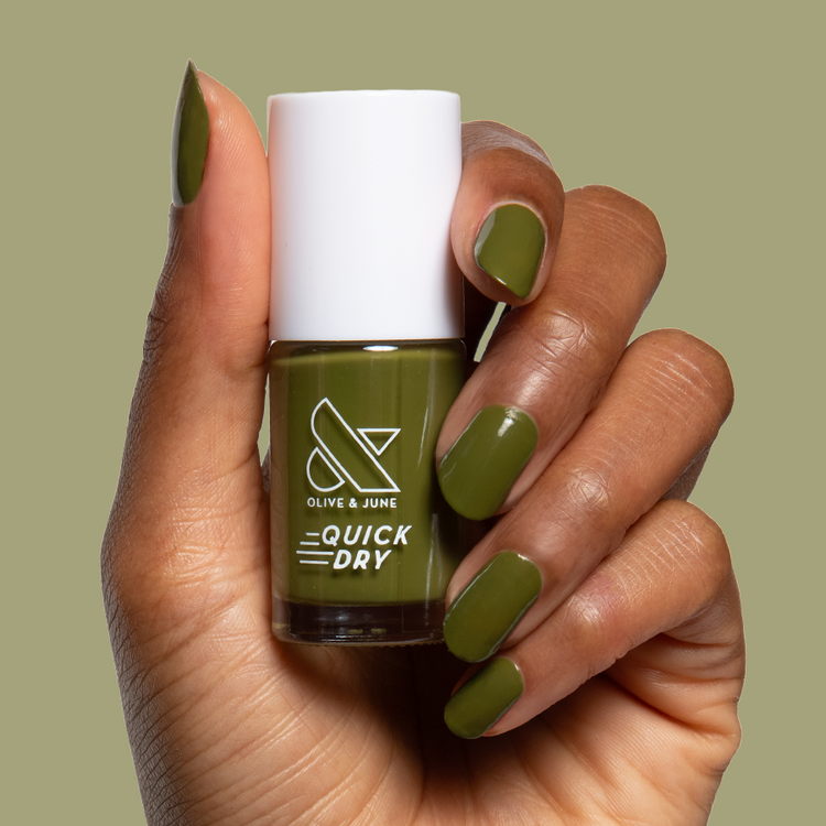 Mossy polish fresh grassy green Mossy