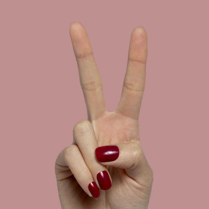 picture of Mulberry | Extra Short | Squoval - Tab Press-On