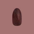 Museum Date - Press-On | Medium | Oval false nail in deep shimmering chocolate brown for easy at-home manicure