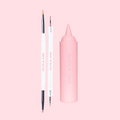 Nail Art Tool Bundle featuring dual-sided brush, dotting tool, and silicone detailer for precise at-home manicure designs thumbnail