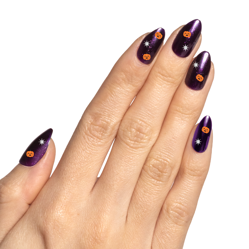 Halloween Puffy Nail Art Stickers - Black Cats