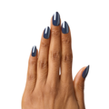 Navy Chrome - Press-On | Medium | Almond thumbnail