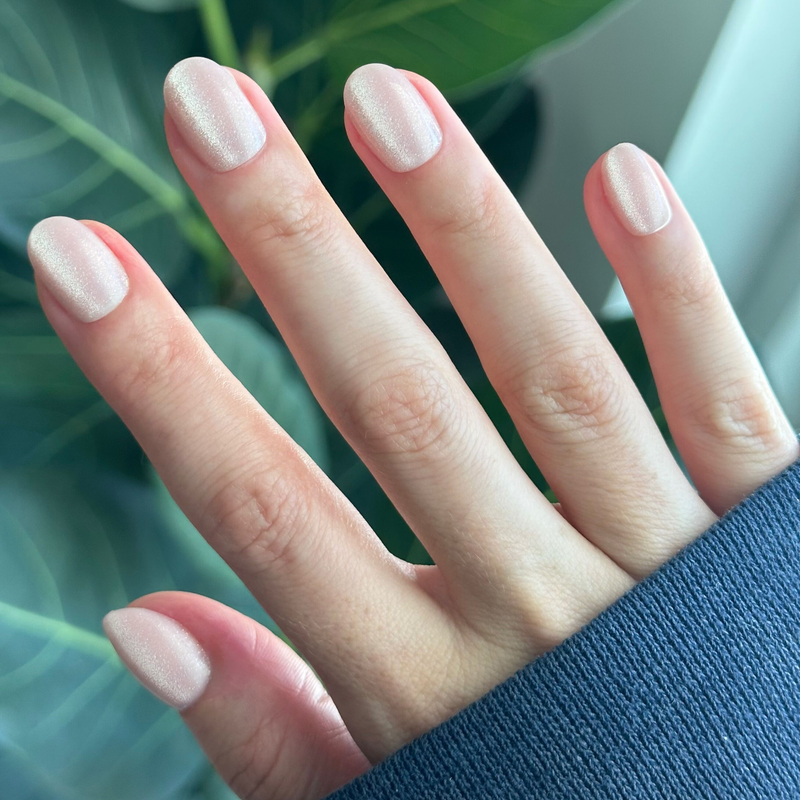 picture of Neutral Shimmer - Press-On | Extra Short | Round