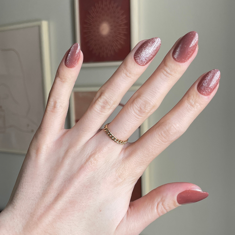 picture of Neutral Velvet - Press-On | Medium | Almond