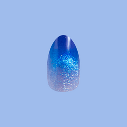 Night Sky Velvet French - Press-On | Medium | Almond