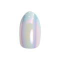 Iridescent Blue Polka Dot French - Press On | Medium | Almond thumbnail