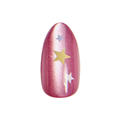 Star Fuchsia Velvet - Press On | Medium | Almond thumbnail