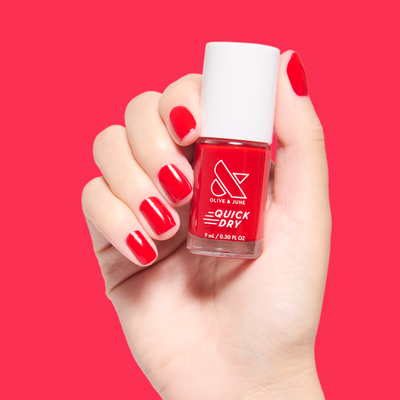 Estate Estate blue-toned red Quick Dry Polish
