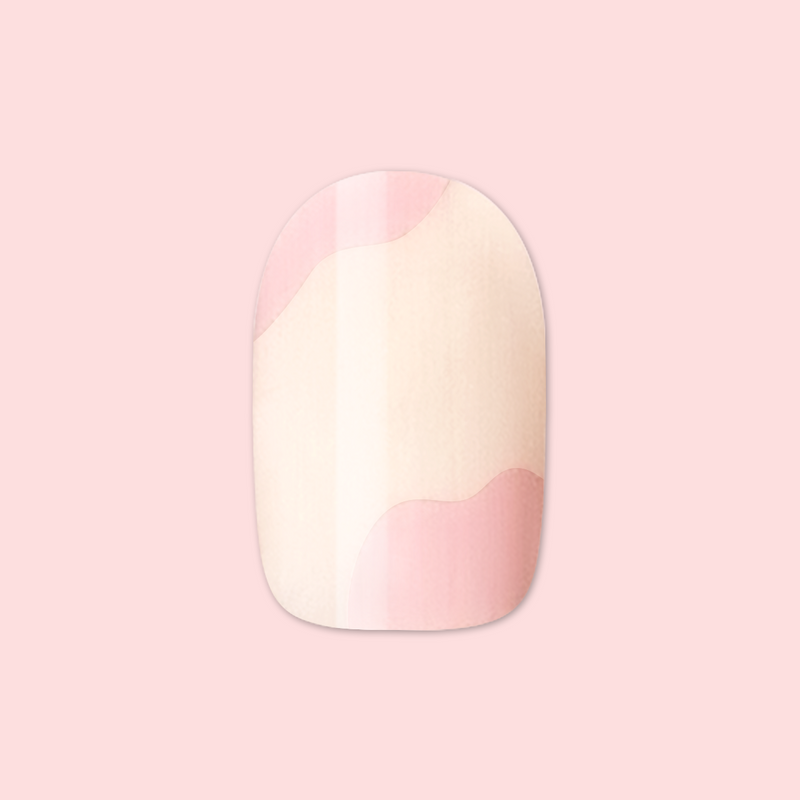 Organic Swirl | Extra Short | Round - Tab Press-On second image