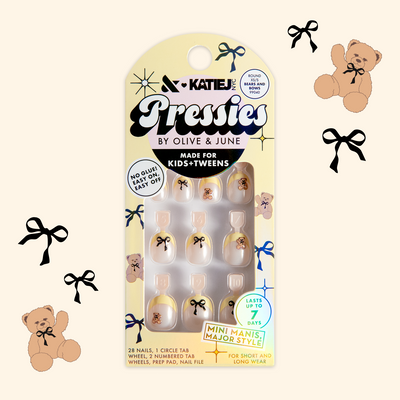 Bears and Bows - Pressies | Extra Short Short | Round Bears and Bows - Pressies | Extra Short Short | Round  Pressies