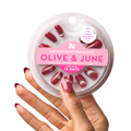 Berry Velvet French - Press-On | Medium | Oval thumbnail