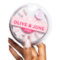 Bubblegum Chrome French - Press On | Medium | Almond thumbnail