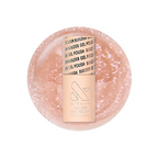 Champagne Chiffon - Builder Gel bottle on shimmer golden iridescent gel polish drop for manicure and nail care