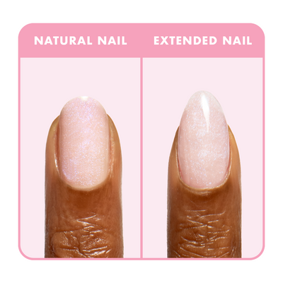 Rose Glaze - Builder Gel on nails