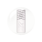 Sugar Glow - Builder Gel showing sheer milky white gel polish bottle on white background for strong manis