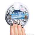 Dark Saber Holographic Chrome - Press-Ons | Medium | Almond - Press-On thumbnail