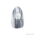 Dark Saber Holographic Chrome - Press-Ons | Medium | Almond - Press-On thumbnail