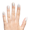 Disco Hearts Wave  - Press On | Medium | Oval thumbnail