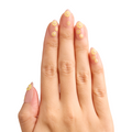 Flower Party with 3D Pearls - Press On | Medium | Almond thumbnail
