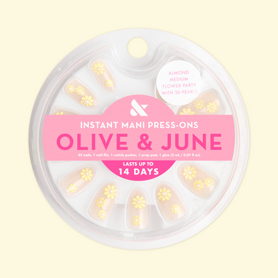 Olive & June, brand website product image