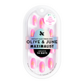 Golden Palm Pink - Press On | Medium | Oval thumbnail