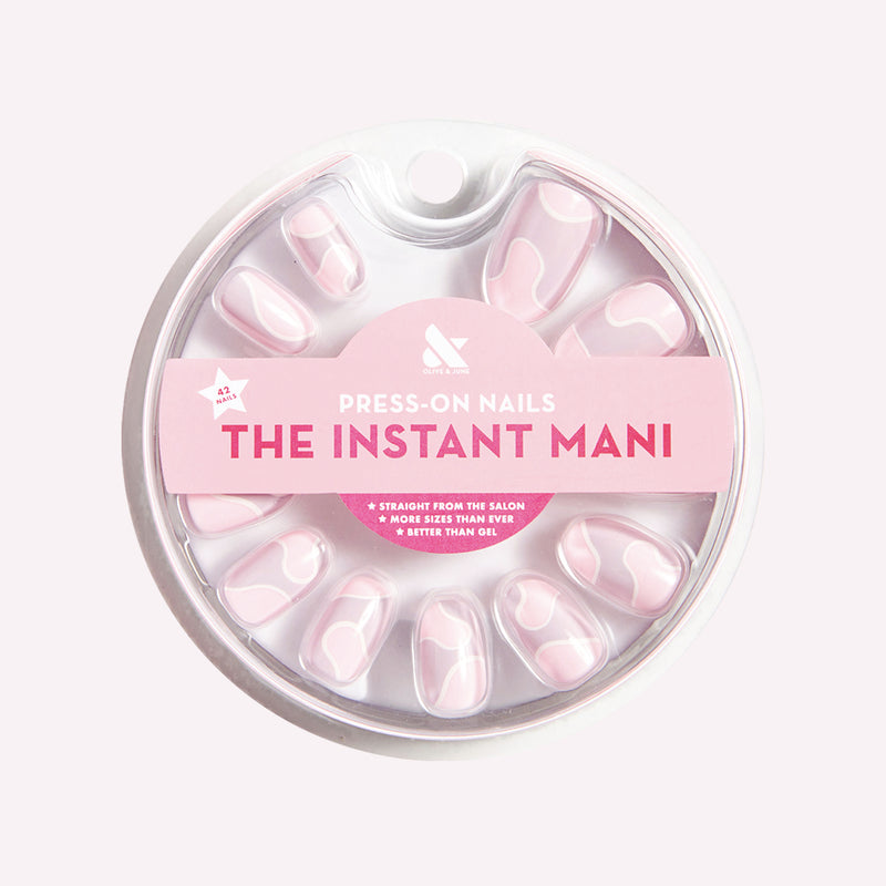 Groovy Swirl - Press-On | Short | Round 