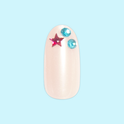 Iridescent Gem Party - Press On | Medium | Oval Iridescent Gem Party - Press On | Medium | Oval  Press-On