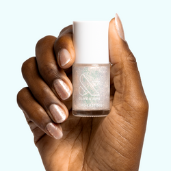 Diamonds Are a Mani’s Best Friend, sparkly iridescent sheer