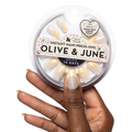 Lemon Drop Chrome French - Press On | Medium | Oval thumbnail