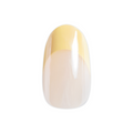 Lemon Drop Chrome French - Press On | Medium | Oval thumbnail
